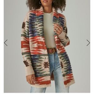 Aztec Sweater Cardigan Lucky Brand